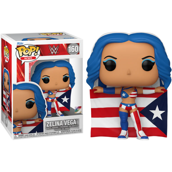 WWE - Zelina Vega with Flag Pop! Vinyl Figure
