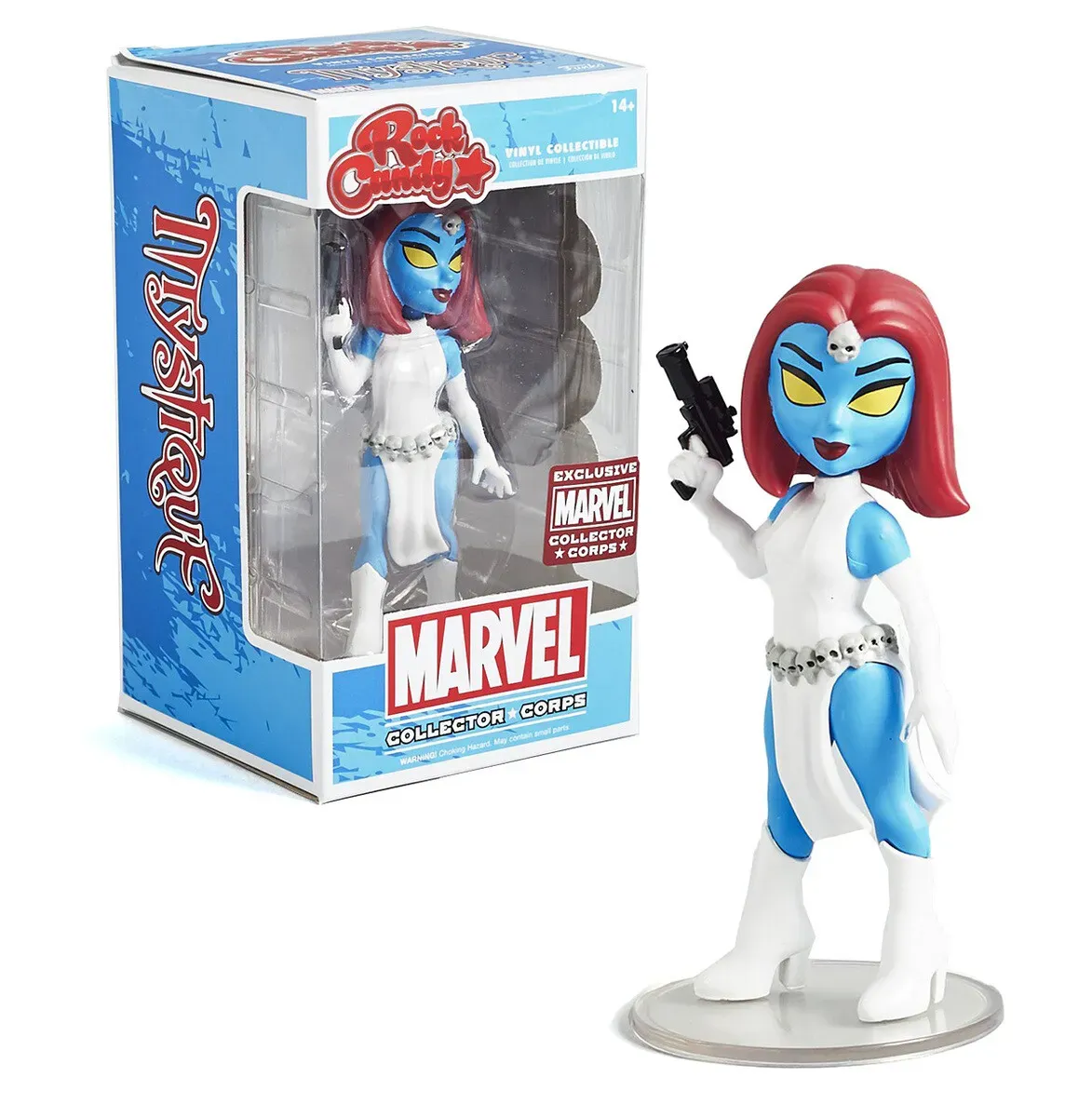 Funko Rock Candy Marvel Collector Corps X-Men Mystique Figure (Collector Corps Exclusive)