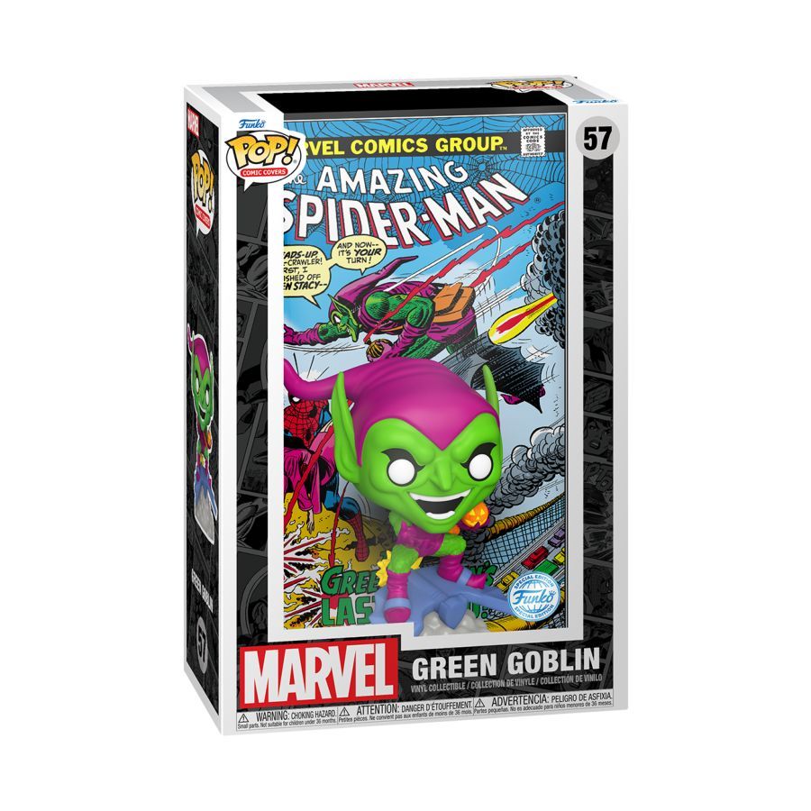 Marvel - Green Goblin (The Amazing Spider-Man #122) Pop! Comic Cover Vinyl Figure