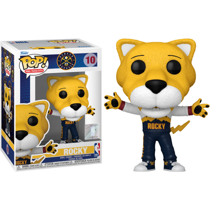 NBA Basketball: Mascots - Rocky Denver Nuggets Pop! Vinyl Figure