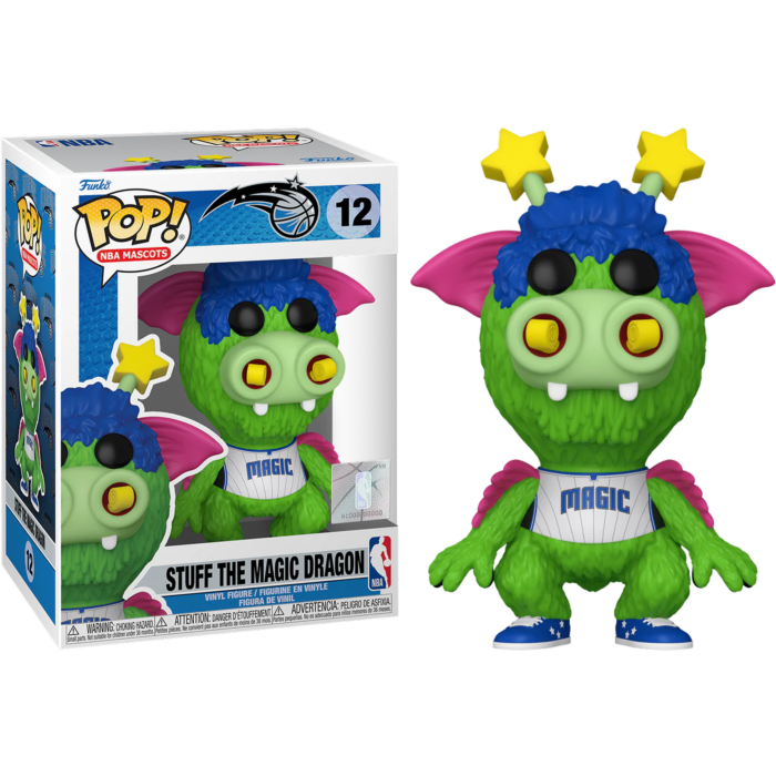 NBA Basketball: Mascots - Stuff the Magic Dragon Orlando Magic Pop! Vinyl Figure