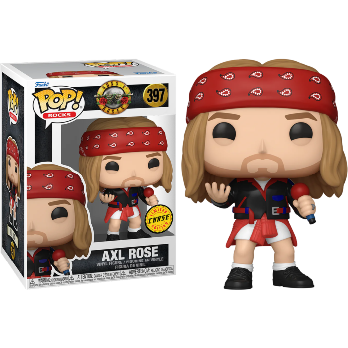 Guns N&#39; Roses - Axl Rose (1980&#39;s) Chase Pop! Vinyl Bundle of 6 (set of 6 Pops)