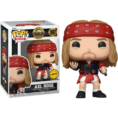 Guns N&#39; Roses - Axl Rose (1980&#39;s) Chase Pop! Vinyl Bundle of 6 (set of 6 Pops)