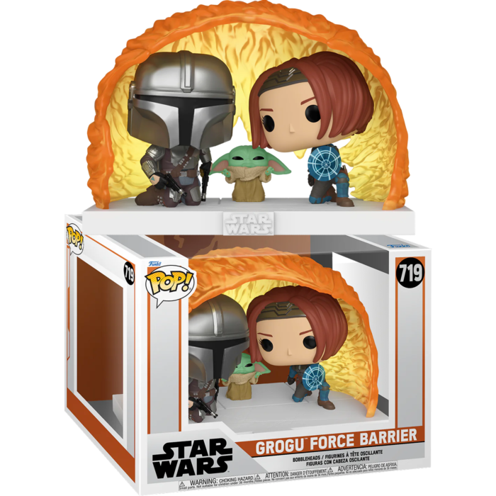 Pre-Order: Star Wars: The Mandalorian - Grogu Force Barrier Pop! Moment Vinyl Figure