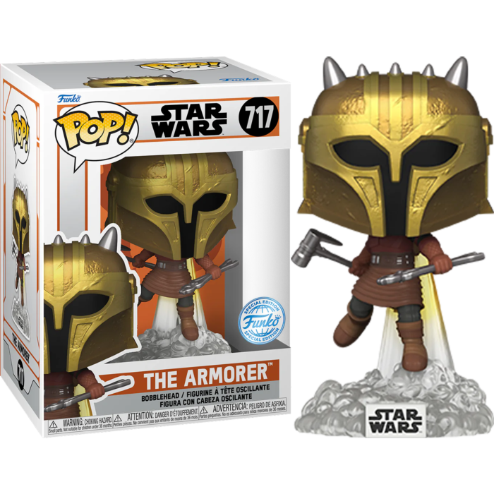 Pre-Order: Star Wars: The Mandalorian - The Armorer with Jetpack Pop! Vinyl Figure