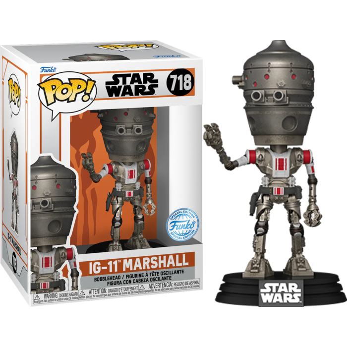 Pre-Order: Star Wars: The Mandalorian - IG-11 Marshall Pop! Vinyl Figure