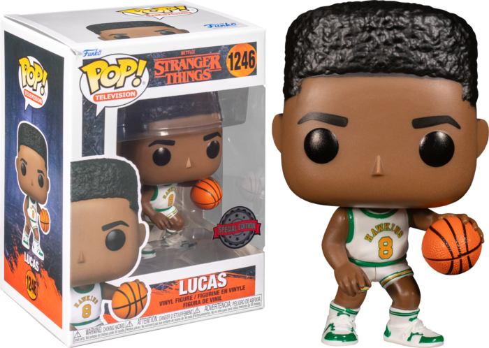 Stranger Things 4 - Lucas with Jersey Pop! Vinyl Figure