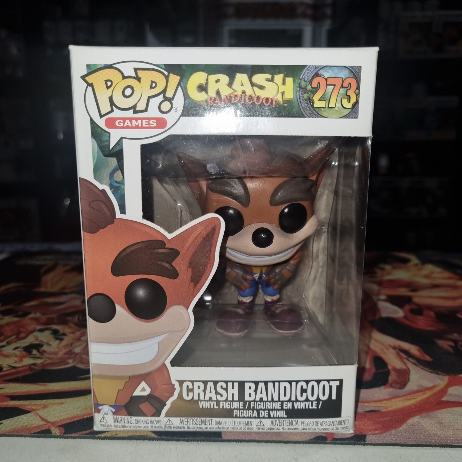 Crash Bandicoot- Crash Bandicoot Pop! Vinyl Figure (Item As shown)