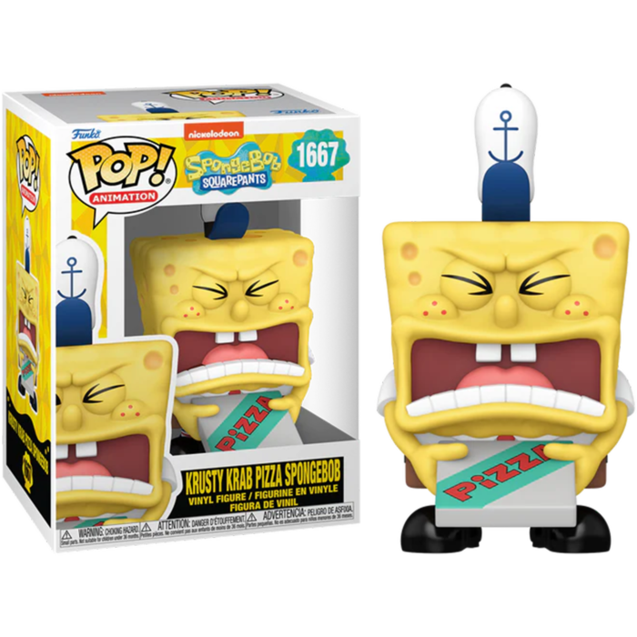 SpongeBob SquarePants: 25th Anniversary - Krusty Krab Pizza SpongeBob Pop! Vinyl Figure