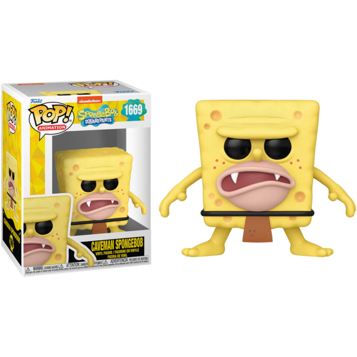 SpongeBob SquarePants: 25th Anniversary - Caveman SpongeBob Pop! Vinyl Figure