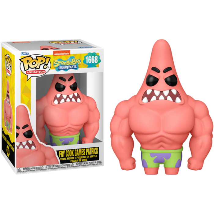 SpongeBob SquarePants: 25th Anniversary - Fry Cook Games Patrick Pop! Vinyl Figure