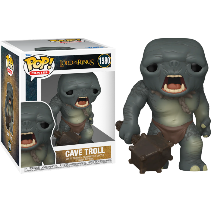 The Lord of the Rings - Cave Troll 6&quot; Super Sized Pop! Vinyl