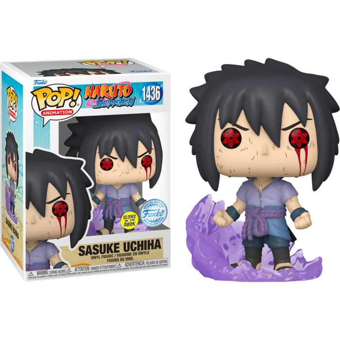 Naruto - Sasuke Uchiha Glow-in-the-Dark Pop! Vinyl Figure