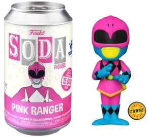 Mighty Morphin Power Rangers- Pink Ranger Chase Vinyl SODA Figure in Collector Can (Opened)