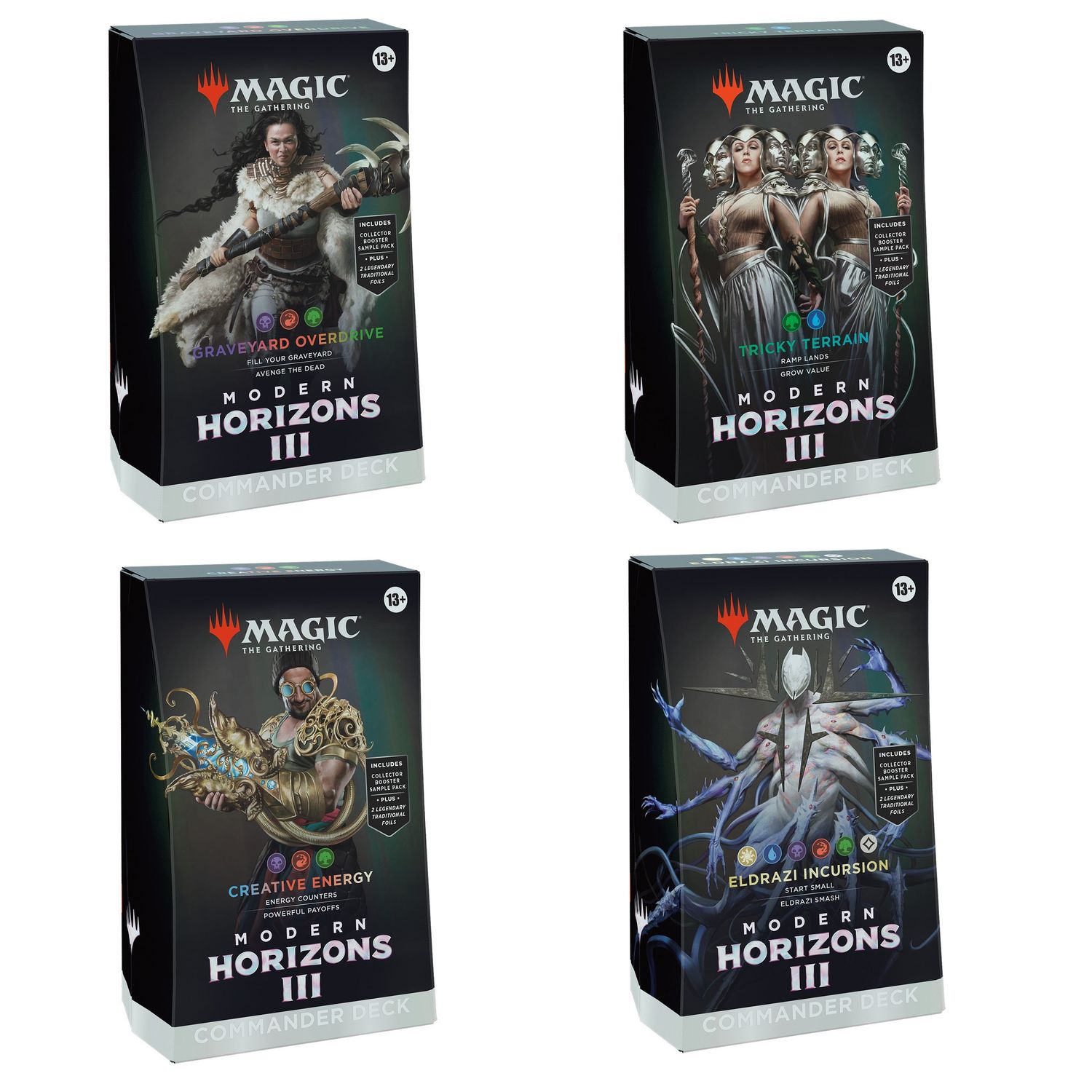 Magic Modern Horizons 3 - Commander Deck ( All 4 Decks)