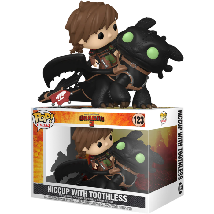 How to Train Your Dragon 2 - Hiccup with Toothless Pop! Ride Vinyl Figure