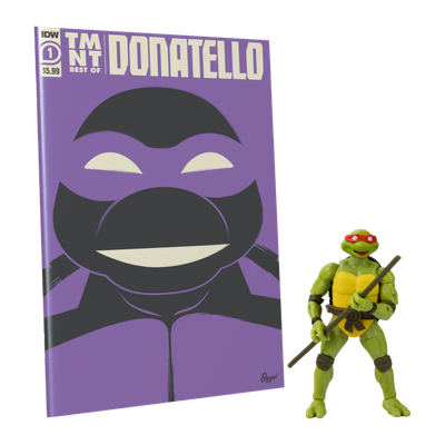 Teenage Mutant Ninja Turtles (comics) - Donatello BST AXN Action Figure &amp; Comic Book (Wave 3) - alternate product image 2