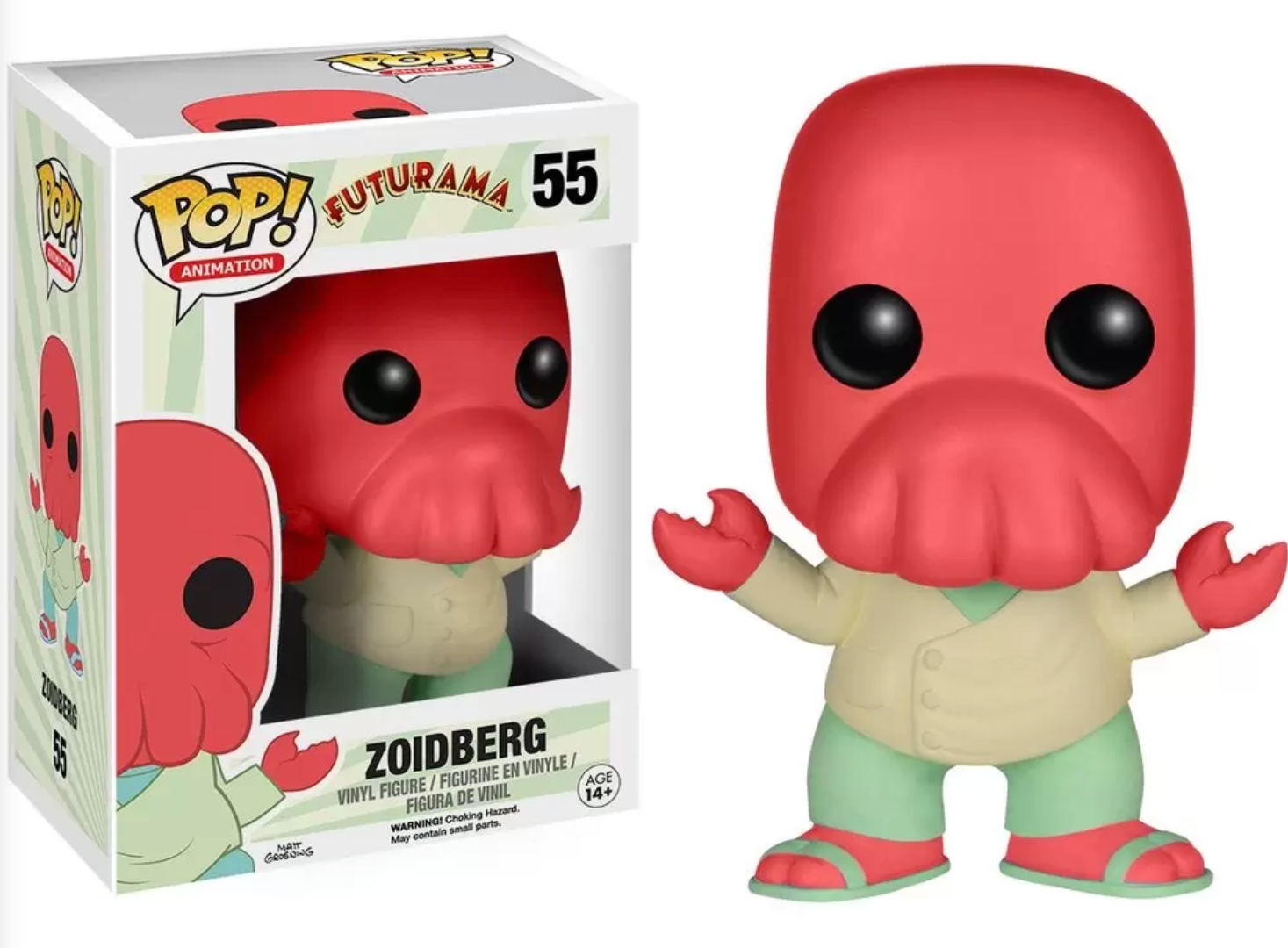 Futurama- Zoidberg  Pop Vinyl Figure