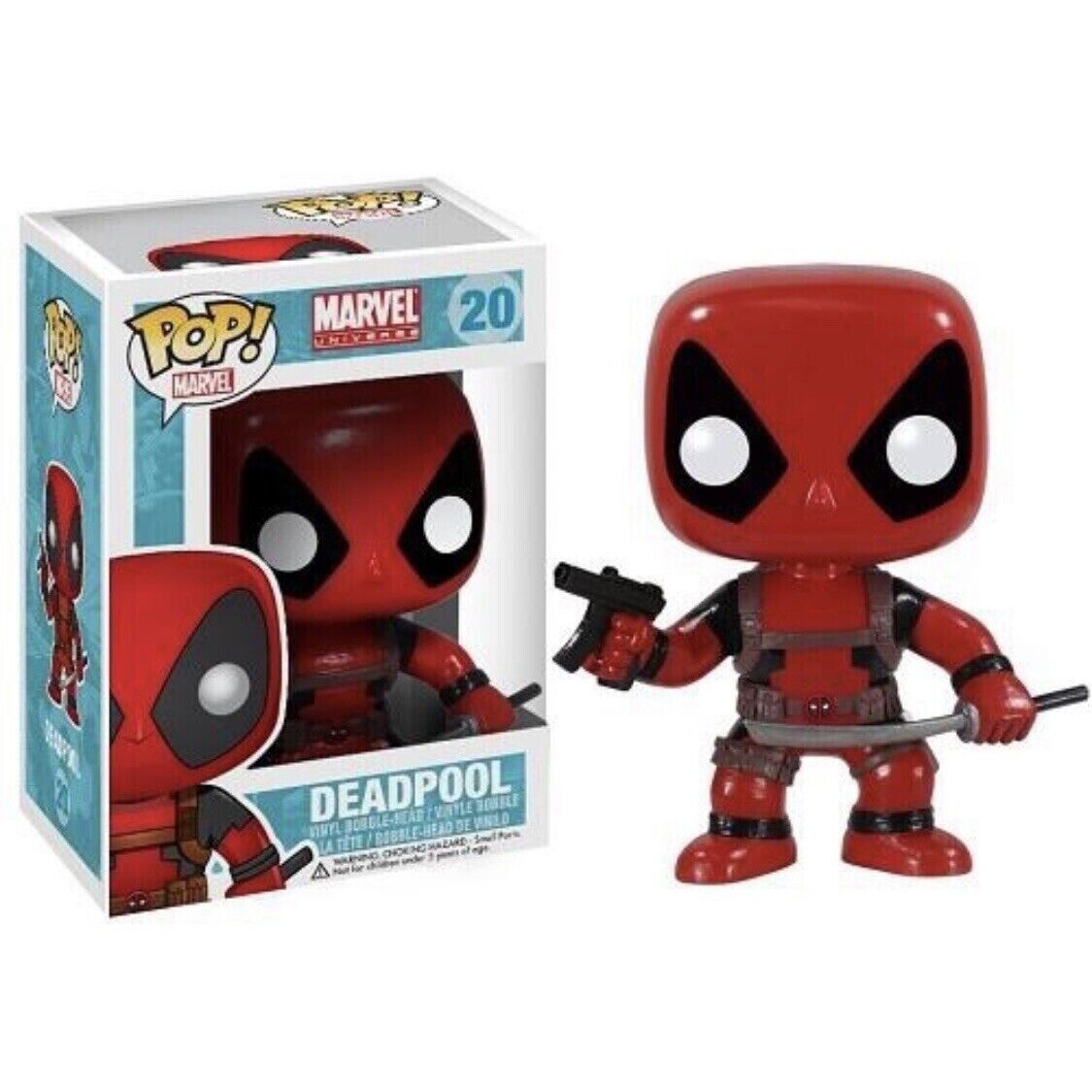 Deadpool With Gun And Sword Pop Vinyl Figure