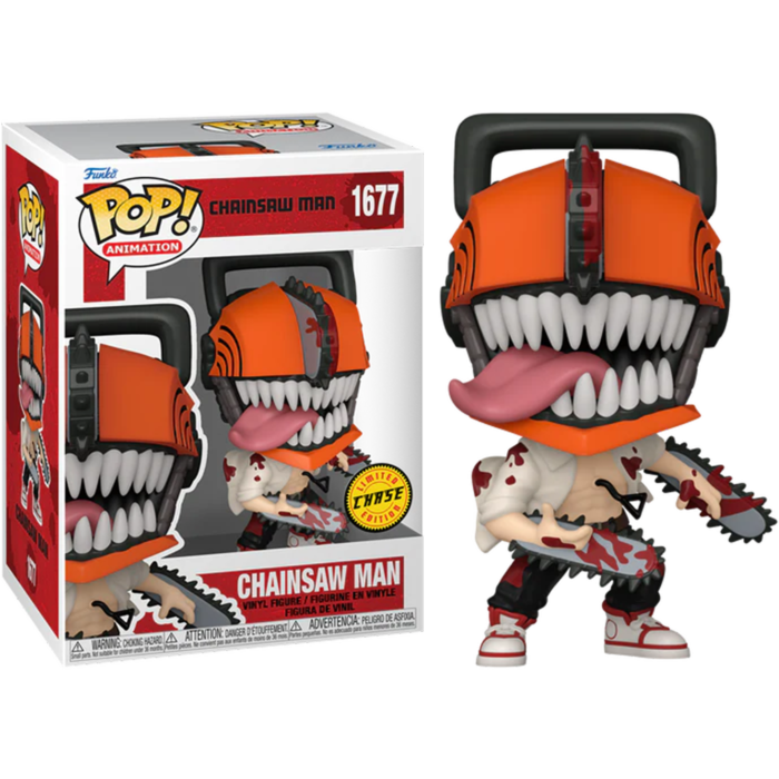 Chainsaw Man - Chainsaw Man Chase Pop! Vinyl Figure Bundle of 2 - Mighty Toys Australia