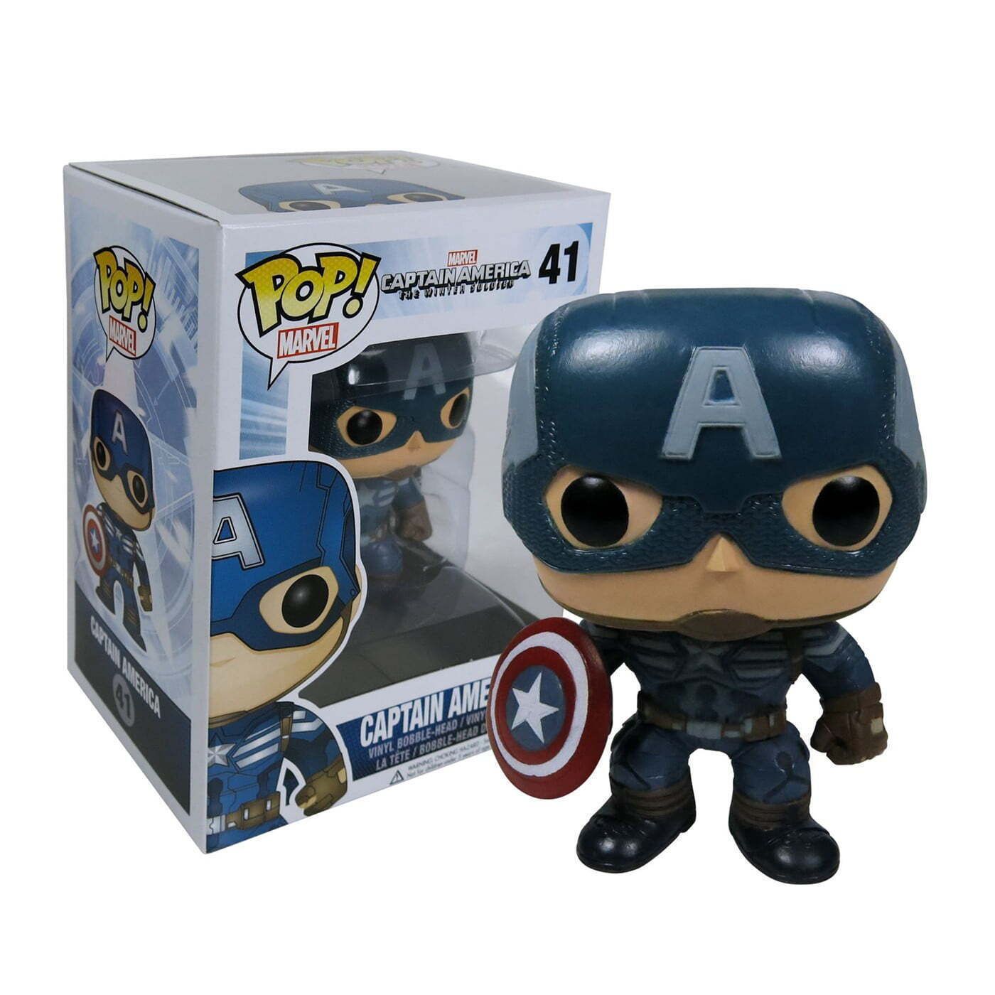 Captain America- Captain America Pop Vinyl Figure (Box Minor Damaged)