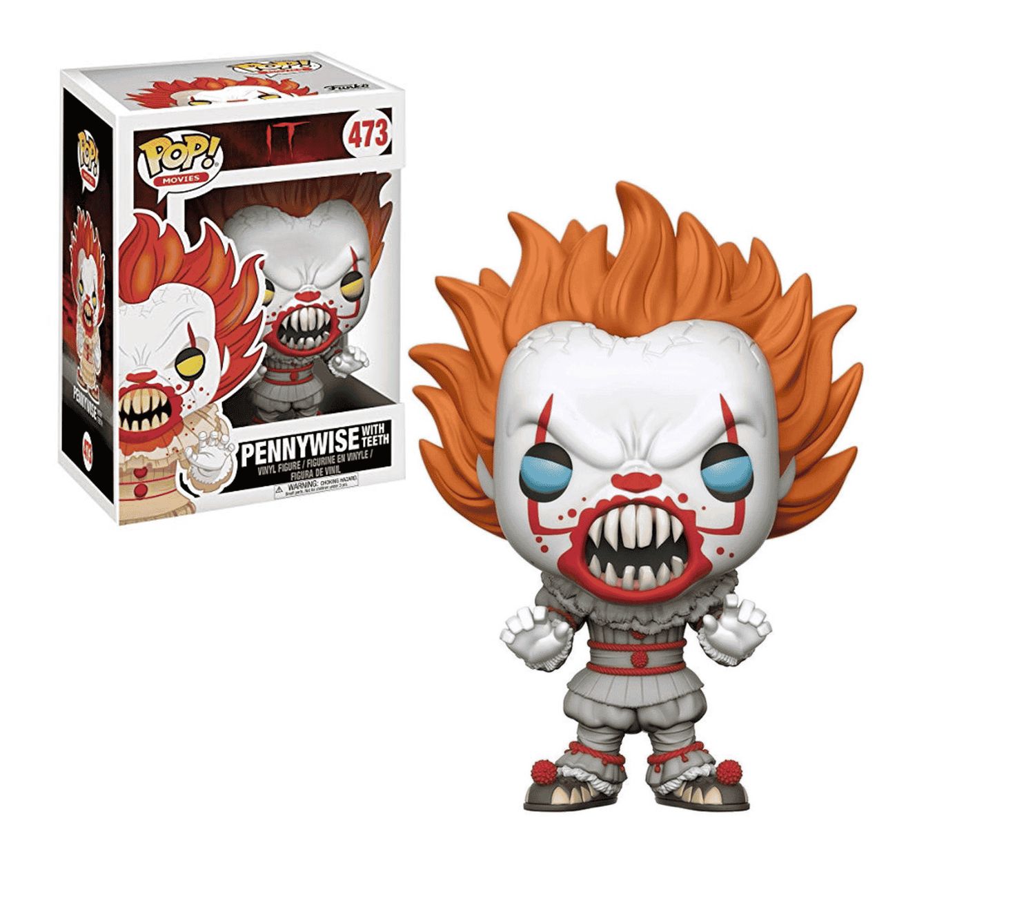 IT- Pennywise with Teeth Pop! Vinyl Figure