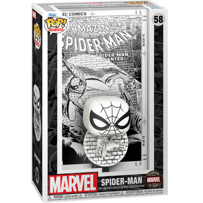 Pre-Order: Marvel: 85th Anniversary - The Amazing Spider-Man Black &amp; White #70 Pop! Comic Covers Vinyl Figure