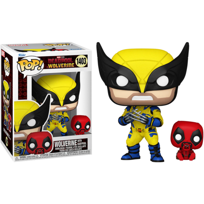 Deadpool &amp; Wolverine (2024) - Wolverine with Babypool Pop! Vinyl Figure