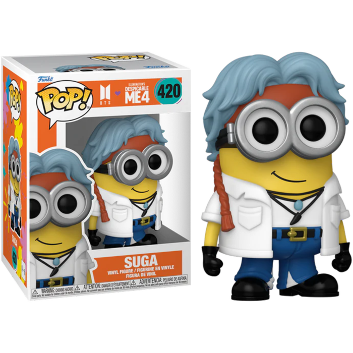 Despicable Me 4 x BTS - Suga Minion Pop! Vinyl Figure