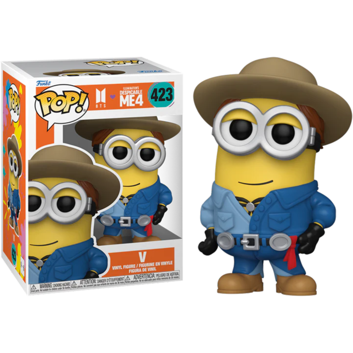 Despicable Me 4 x BTS - V Minion Pop! Vinyl Figure