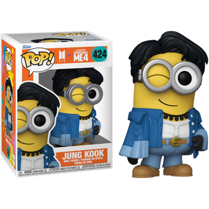 Despicable Me 4 x BTS - Jung Kook Minion Pop! Vinyl Figure