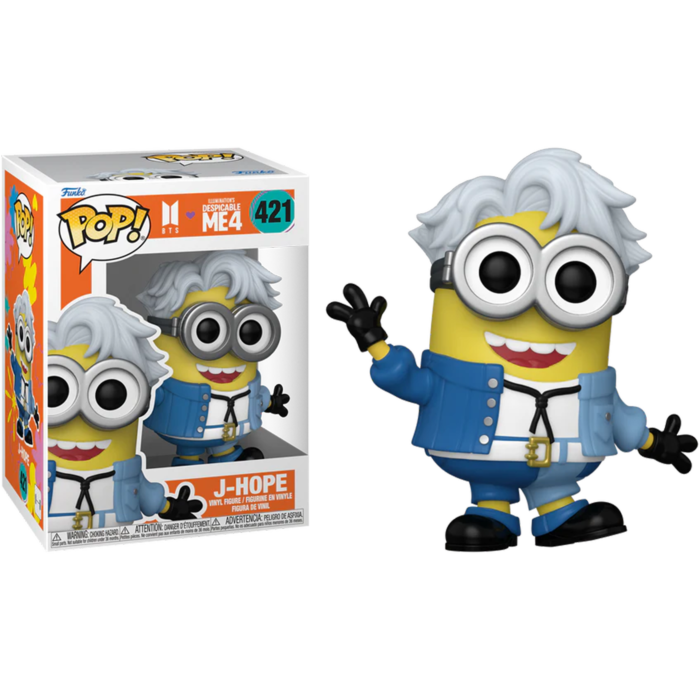 Despicable Me 4 x BTS - J-Hope Minion Pop! Vinyl Figure