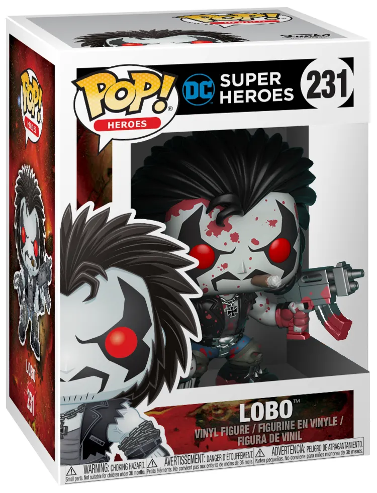 DC Super Heroes- Lobo Bloody Pop! Vinyl Figure