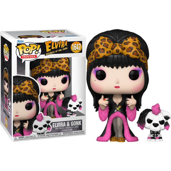 Elvira: Mistress of the Dark - Elvira &amp; Gonk Pop! Vinyl Figure