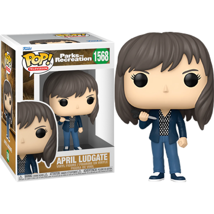 Pre-Order: Parks and Recreation - April Ludgate with Scissors 15th Anniversary Pop! Vinyl Figure