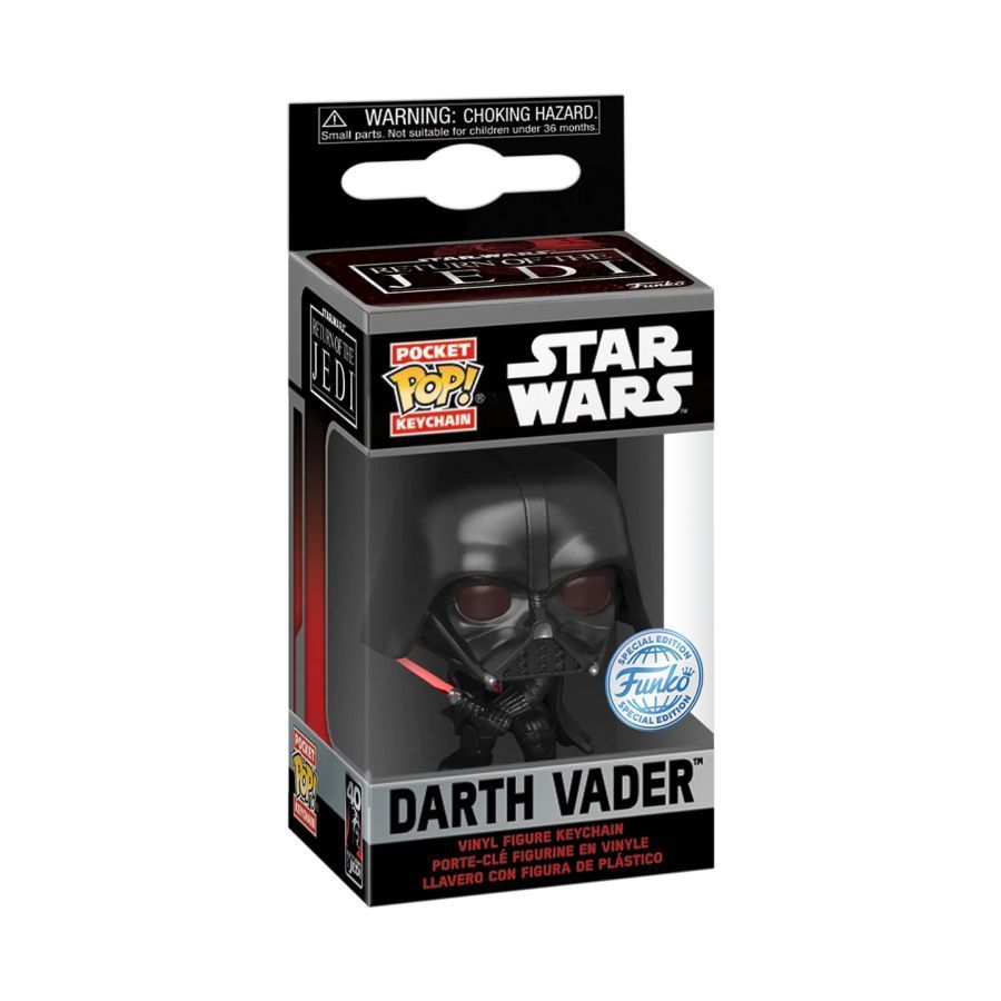 Star Wars: Return of the Jedi 40th Anniversary -Darth Vader Pop! Keychain Figure