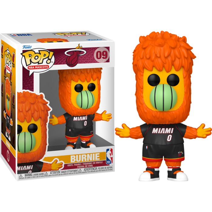 NBA: Mascots - Burnie (Miami Heat) Pop! Vinyl Figure