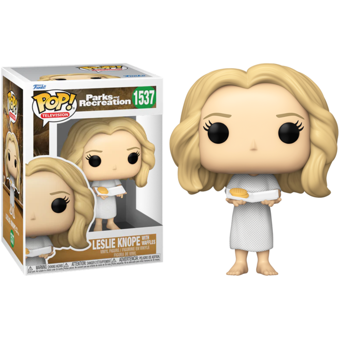 Parks and Recreation - Leslie Knope with Waffles Pop! Vinyl Figure