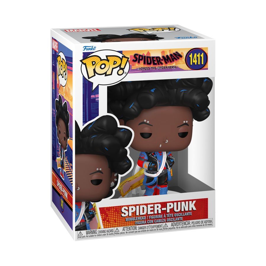 Spider-Man: Across the Spider-Verse - Spider-Punk (Unmasked) Pop! Vinyl Figure