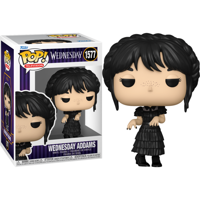 Wednesday (2022) - Wednesday Addams in Black Dress Pop! Vinyl Figure