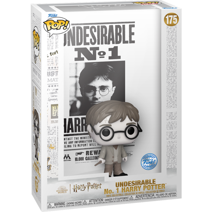 Harry Potter - Undesirable No. 1 Harry Potter Wanted Poster Pop! Cover Vinyl Figure