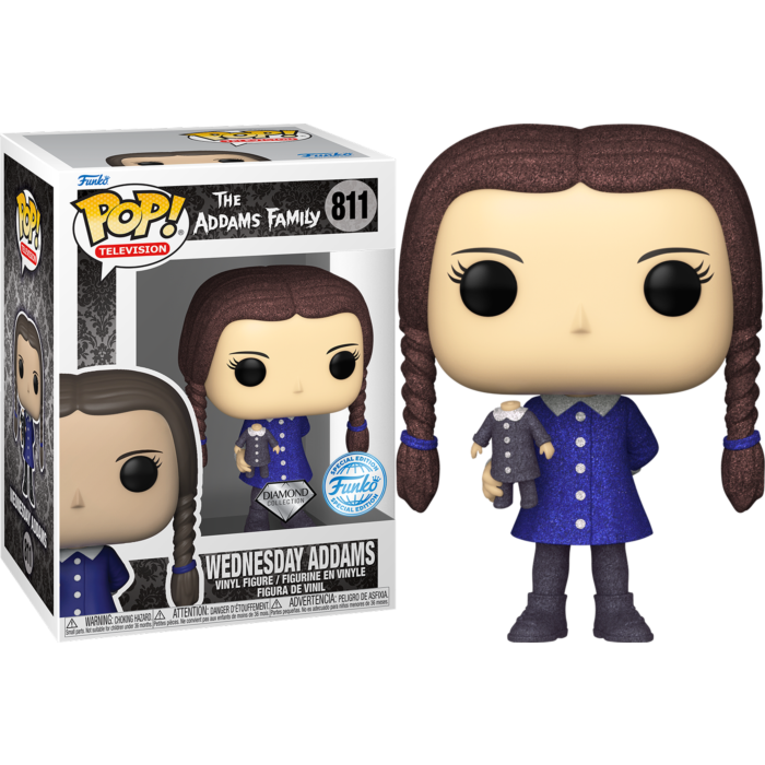 The Addams Family (1964) - Wednesday Diamond Glitter Pop! Vinyl Figure
