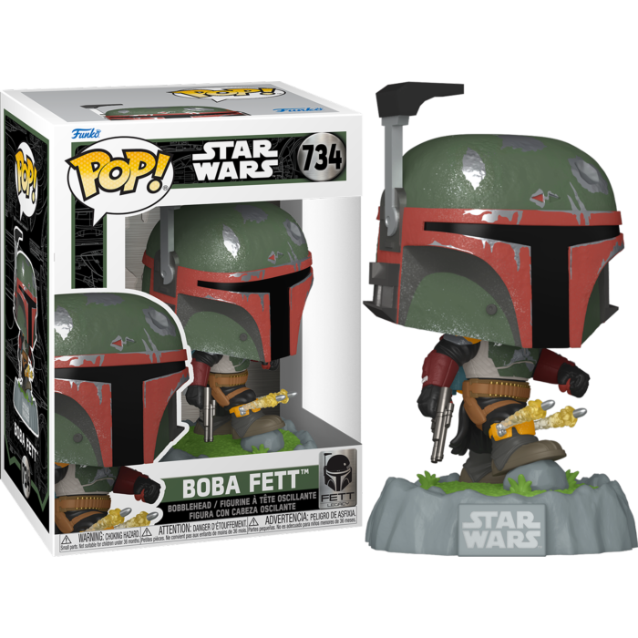Pre-Order: Star Wars: Fett Legacy - Boba Fett with Kneepad Rockets Pop! Vinyl Figure