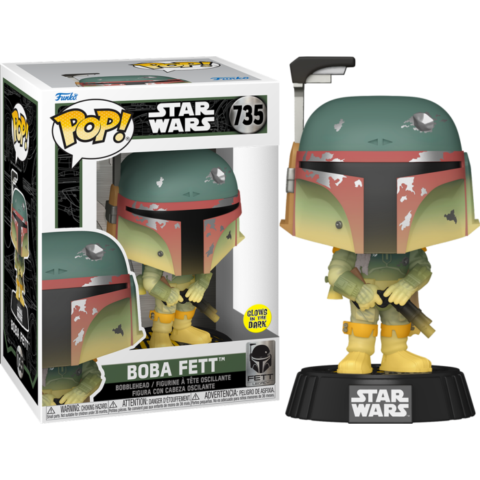 Star Wars: Fett Legacy - Boba Fett with Rifle Glow-in-the-Dark Pop! Vinyl Figure