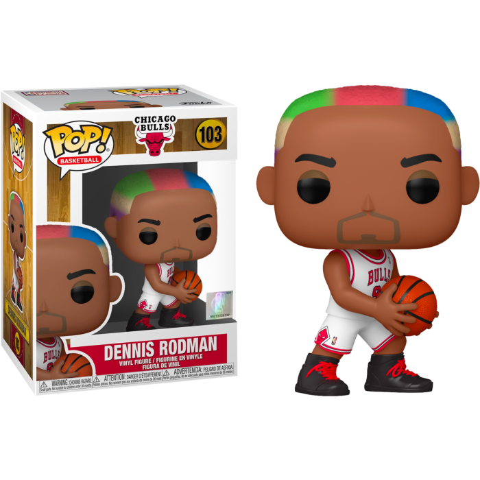 NBA Basketball - NBA: Legends - Dennis Rodman (Bulls Home) Pop! Vinyl Figure