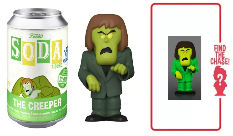 Scooby Doo- The Creeper Vinyl SODA Figure in Collector Can Figure