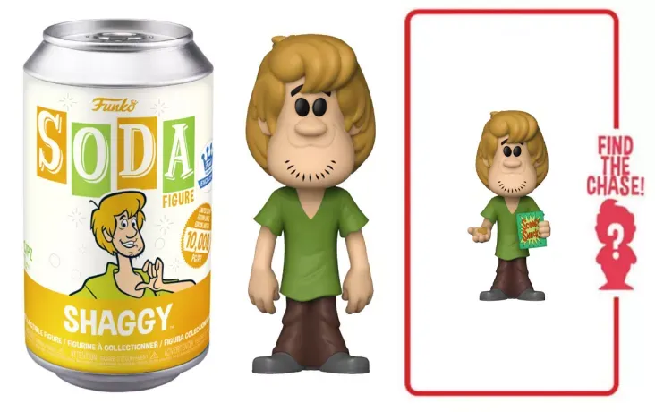 Scooby Doo- Shaggy Vinyl SODA Figure in Collector Can Figure (Funko Exclusive)