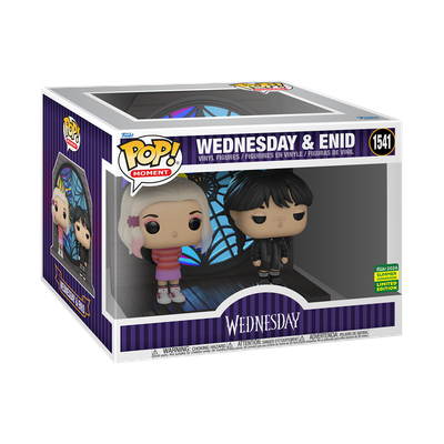 Wednesday (2022) - Wednesday &amp; Enid Pop! Moment Vinyl Figure (2024 Summer Convention Exclusive) - alternate product image 2