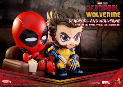 Deadpool 3 - Deadpool &amp; Wolverine Cosbaby [2 Pack] view 2 - Mighty Toys Australia