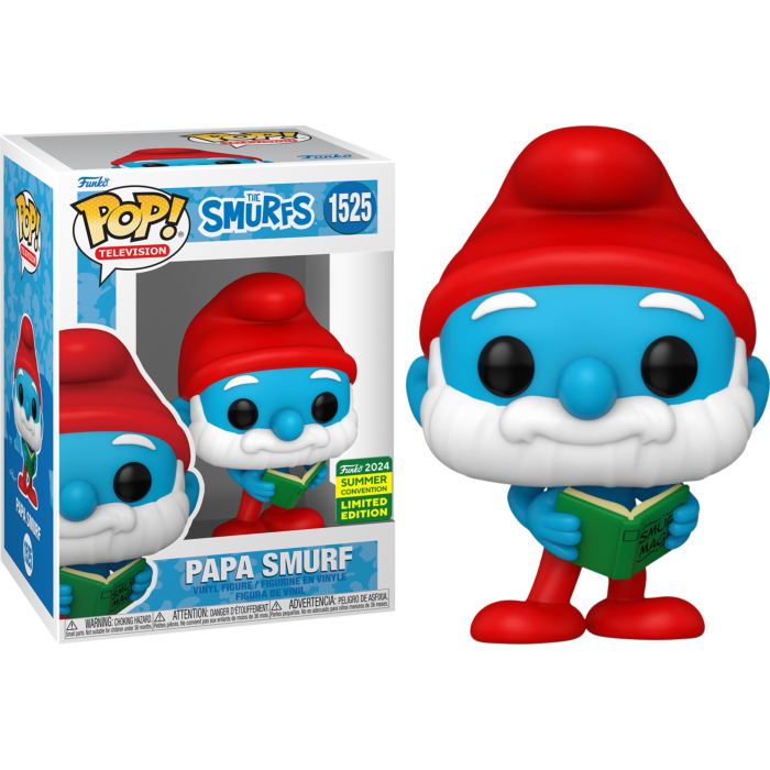 The Smurfs - Papa Smurf Pop! Vinyl Figure (2024 Summer Convention Exclusive)